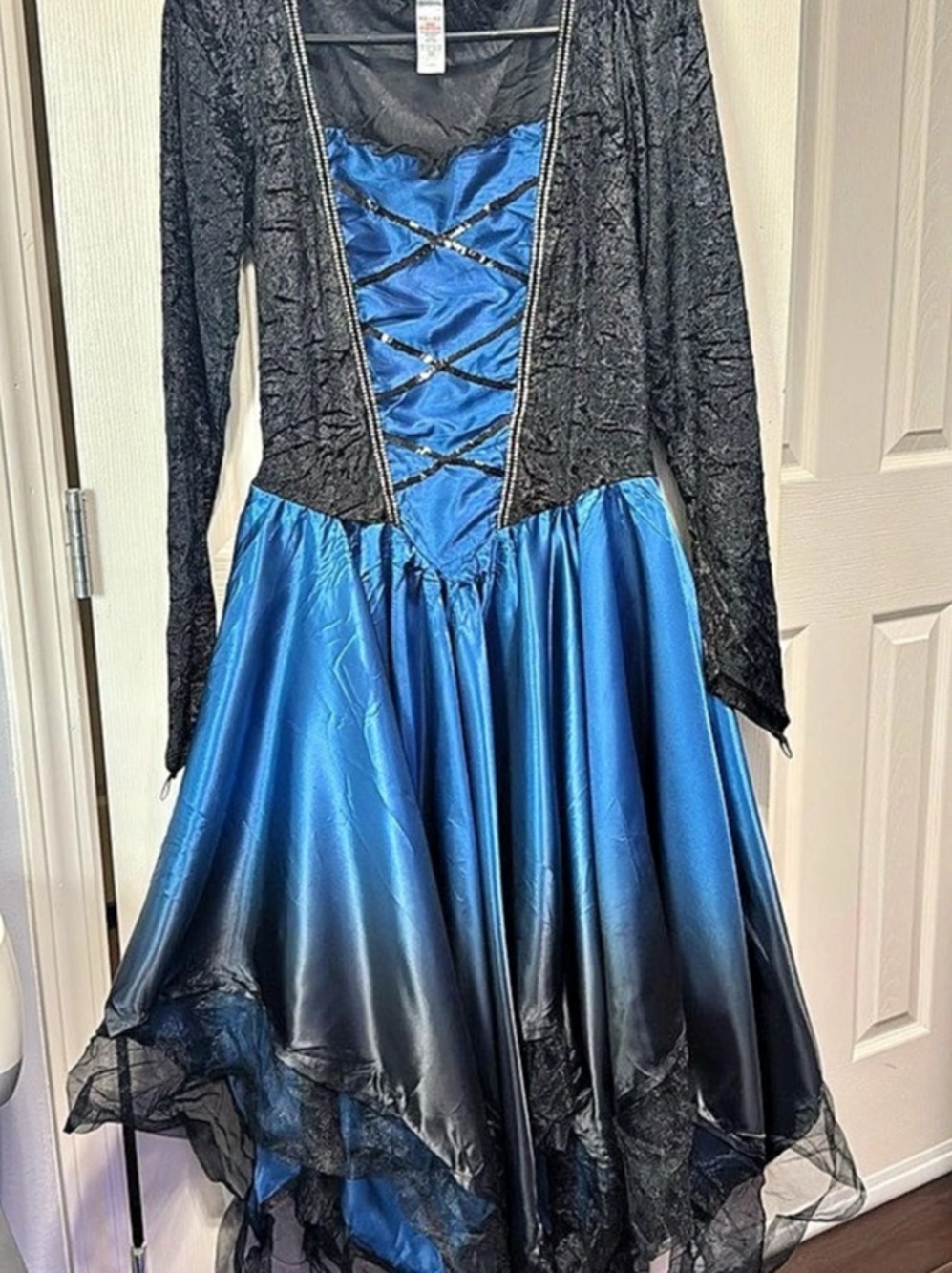 George Women's Blue & Black Halloween Dress Size 12-14